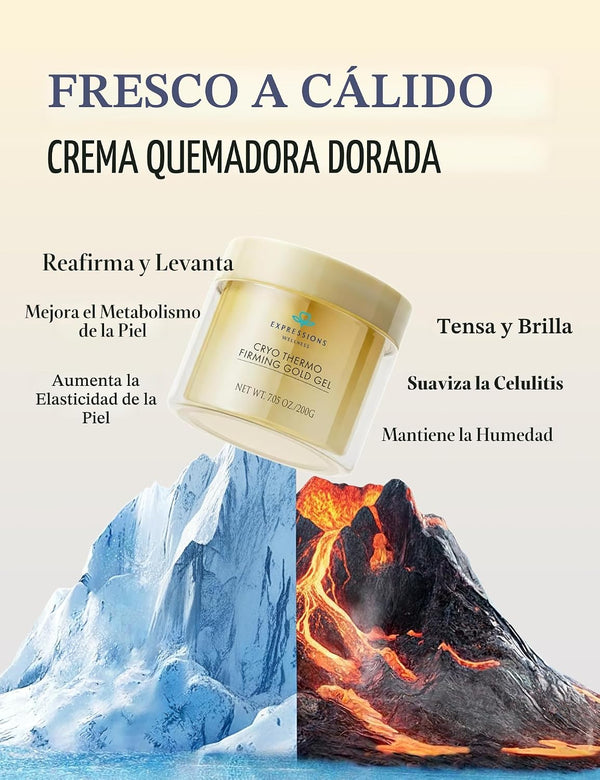 Crema tensora de celulitis para el cuerpo