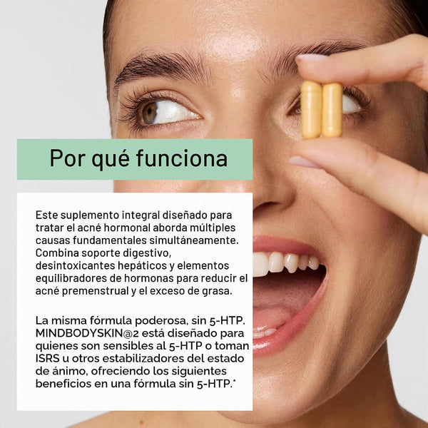 CLEARSTEM - MINDBODYSKIN Suplemento hormonal para el acné