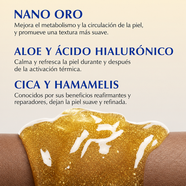 Crema tensora de celulitis para el cuerpo