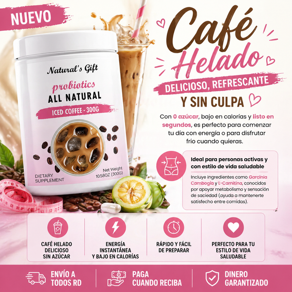 Café Helado Adelgazante Para Tomar Frio Delicioso y Saludable